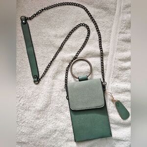 Mellow world turquoise chain strap phone crossbody purse shoulderbag handbag